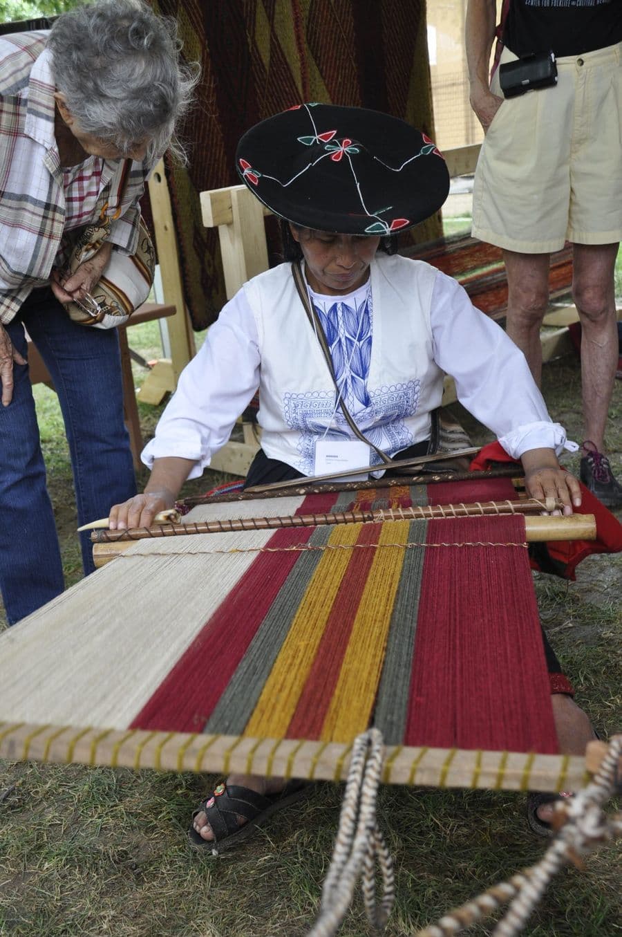 2015 Smithsonian folklife festival DC - Cusco Weavers - 03