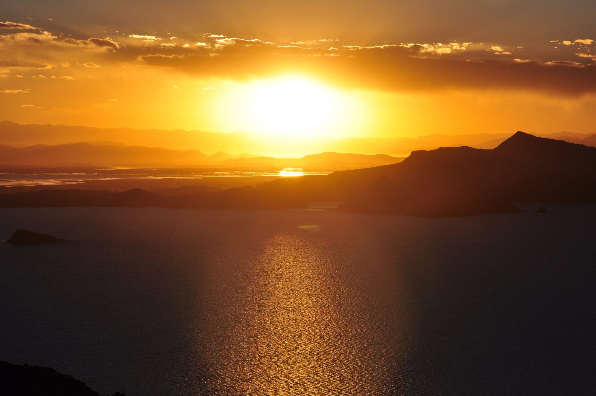 Amantani Island Sunset, Lake Titicaca (8297324766)